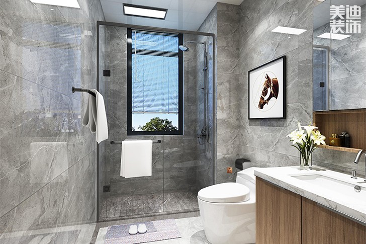 卫生间瓷砖搭配效果图